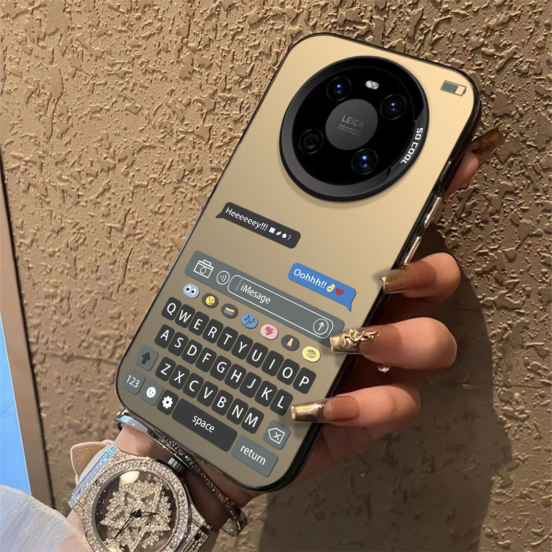 适用于【华为】Mate40Pro/EPro键盘个性创新男女防摔手机壳