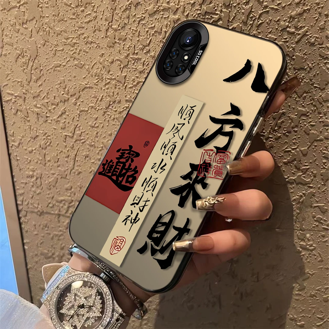 适用于【华为】Nova8新年款来财国潮顺财神全包防摔手机壳
