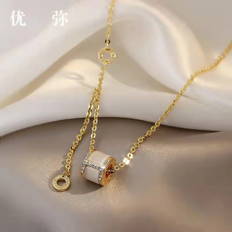 钛钢项链 四季多戴百搭款大蛮腰项链女情侣配饰轻奢小众高级感