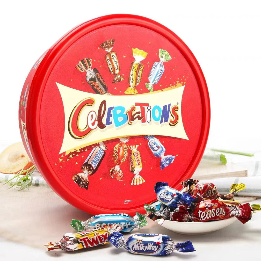 英国玛氏大脸盆巧克力Mars德芙600g礼盒装进口零食新年圣诞礼物