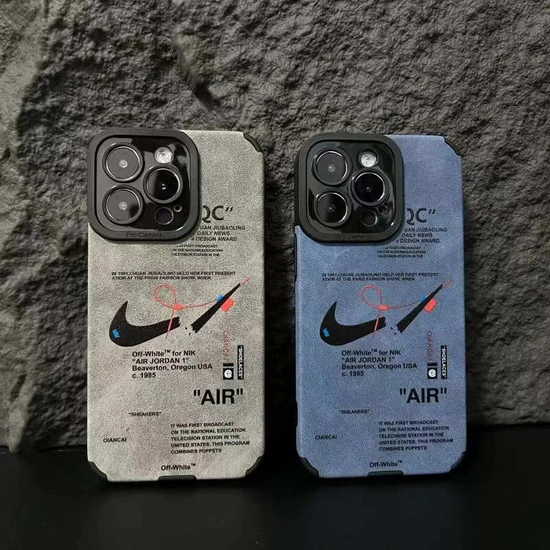 潮牌翻毛皮苹果14ProMAX手机壳iPhone13软壳12全包11硅胶xr新款xs