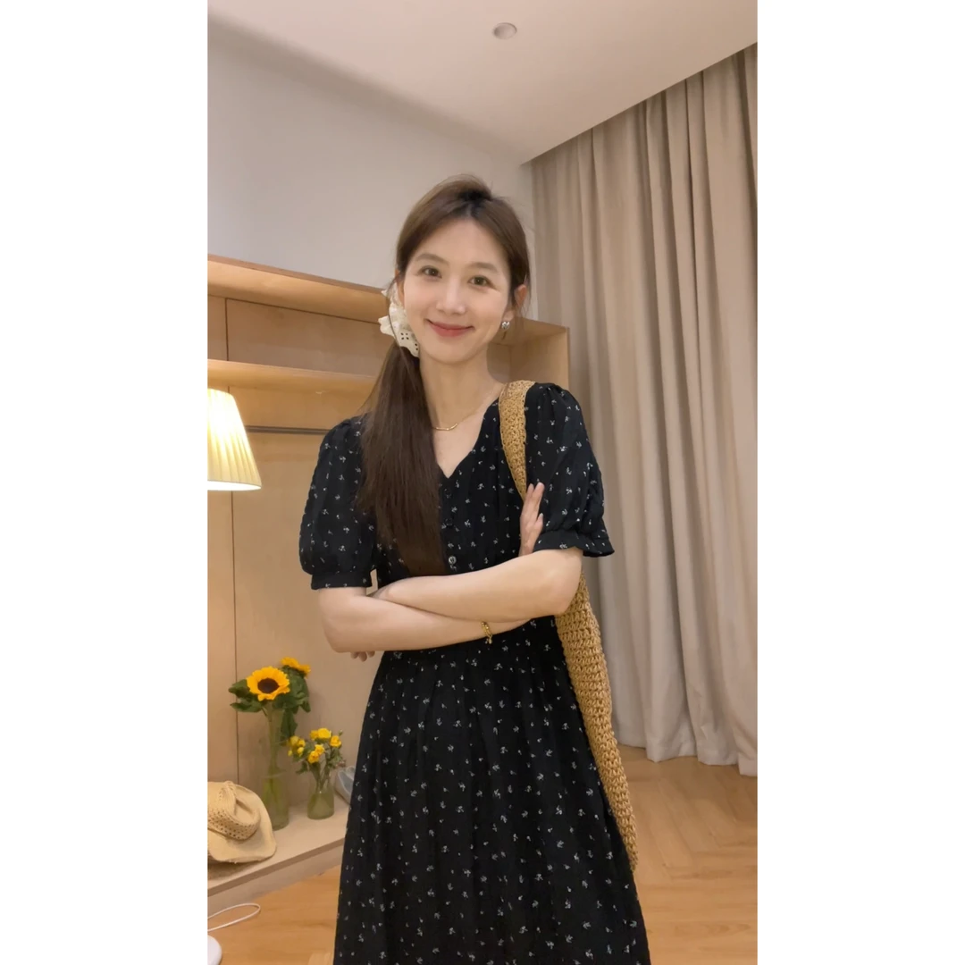 [YS] 清爽夏季碎花甜美连衣裙~ X039