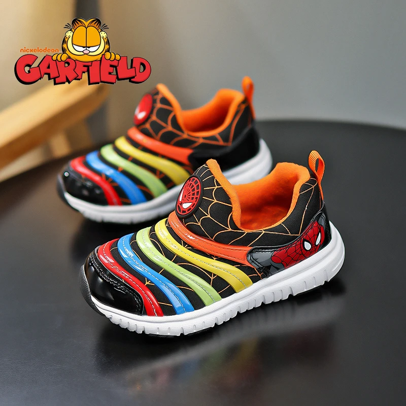 毛毛虫鞋子宝宝秋冬加绒易穿脱小童软底运动鞋