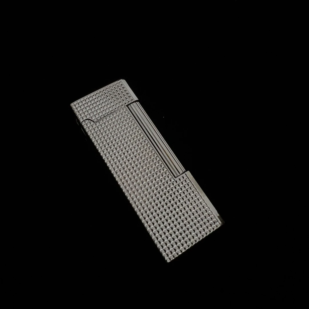 都彭朗声打火机银色窄机巴黎钉创意打火机男士手工轻奢高档时尚