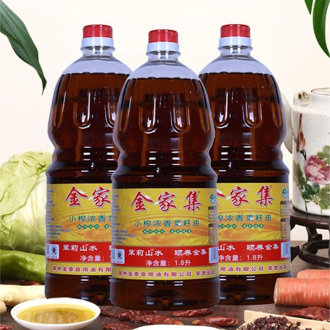 【金家集】小榨浓香菜籽油1.8L农家自榨非转基因菜籽油纯正菜籽油