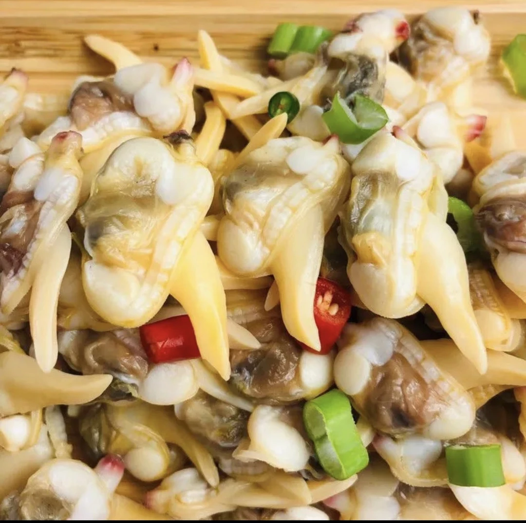 蚬子肉 无沙 包饺子拌凉菜 一斤一袋 原浆
