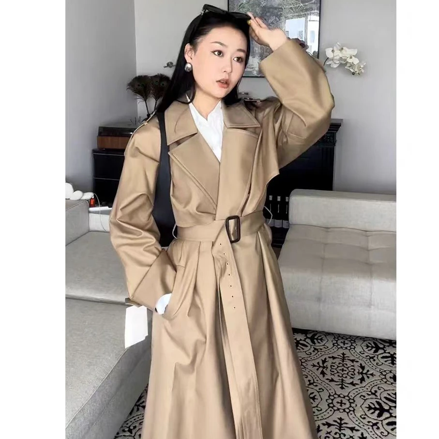 【钟意】A170卡其色风衣P5644