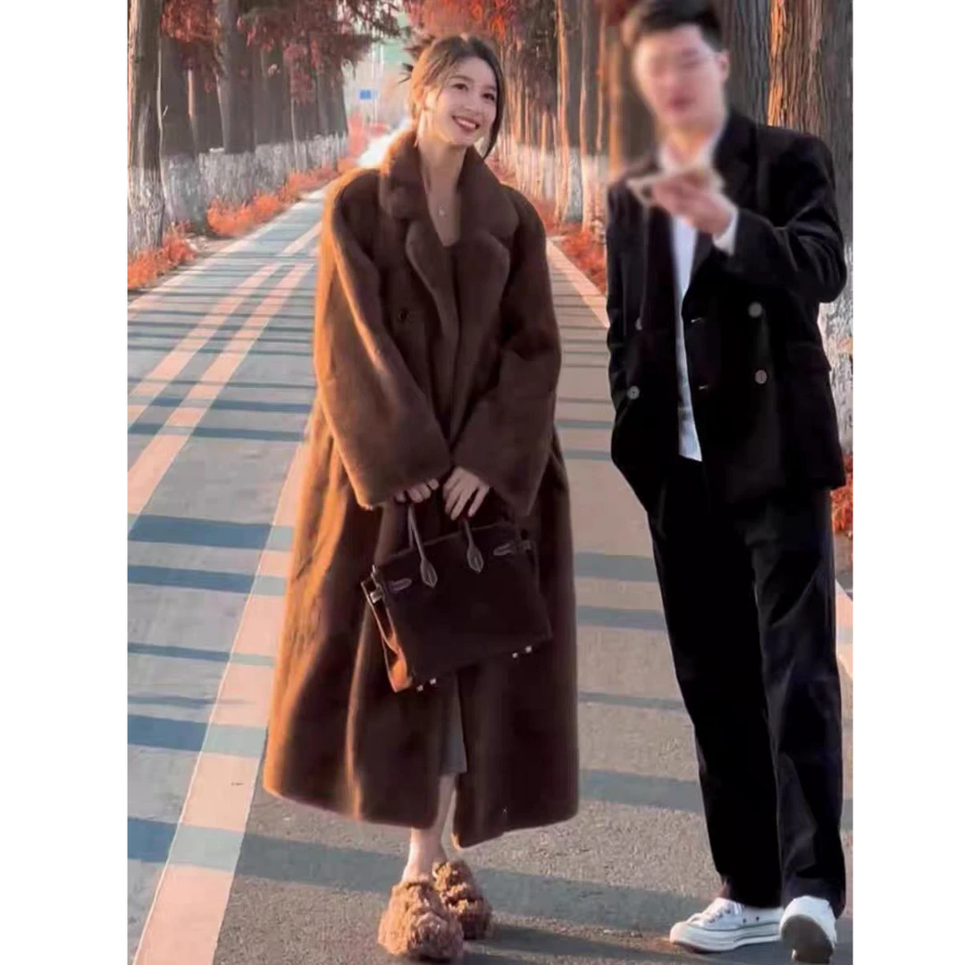 【钟意】D235（JS115)咖色羊羔外套P6162