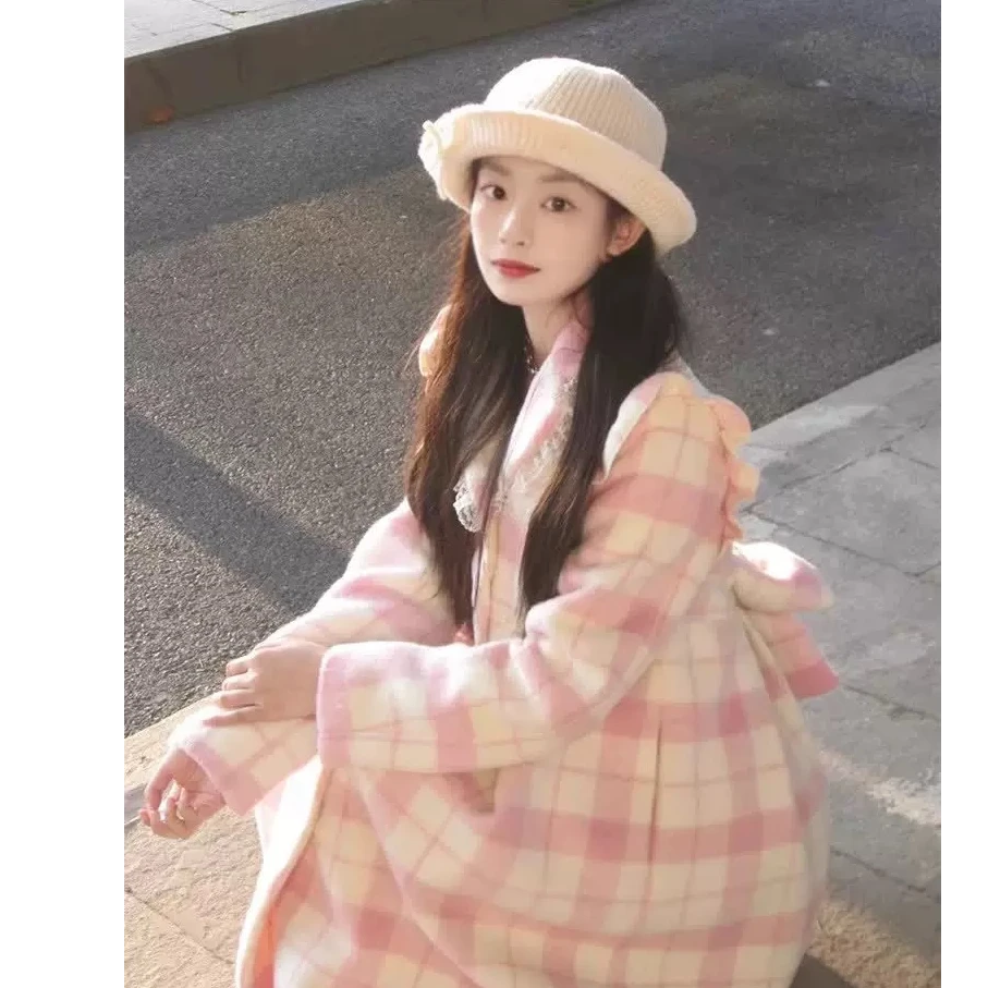 【钟意】B028粉色外套P3352