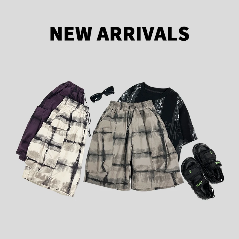 潮流潮酷休闲洋气百搭儿童童装休闲扎染中裤 28192