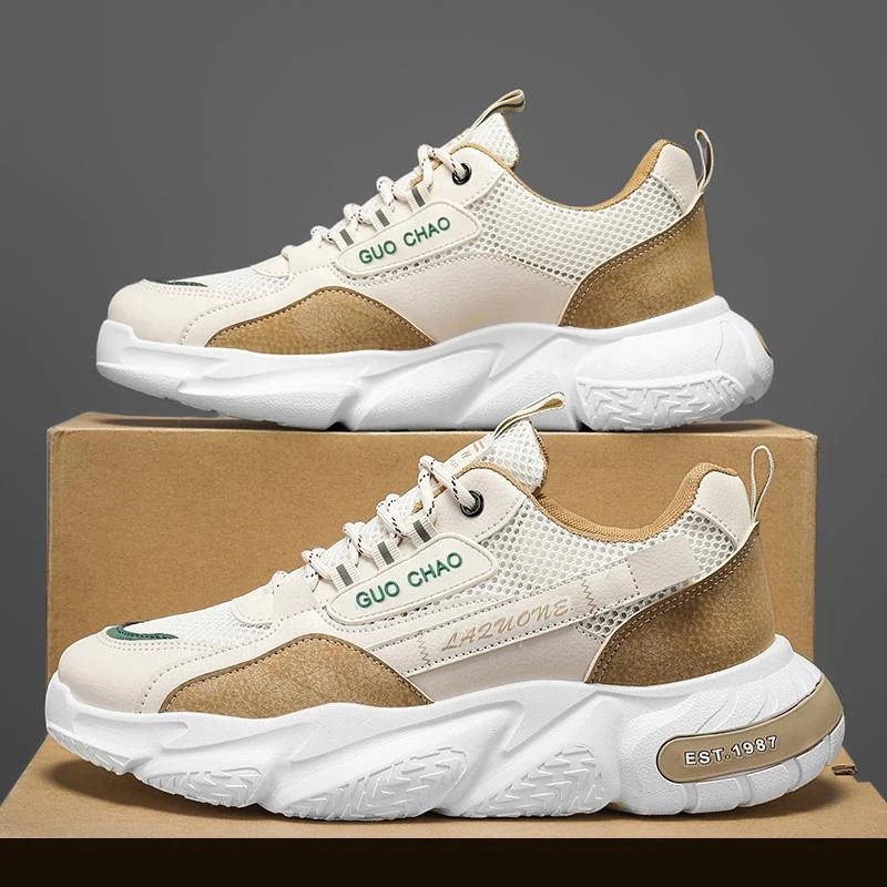 夏季单网透气运动鞋男款防臭防滑耐磨学生运动休闲鞋青少年跑步鞋