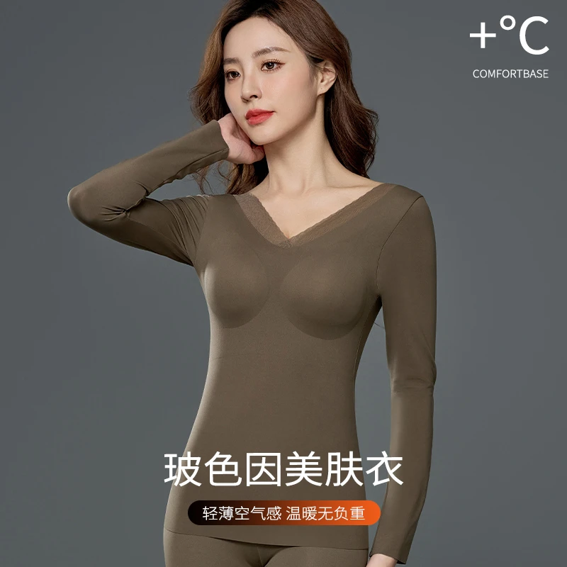 【珍姐专属】杜卡诺无痕贴肤蕾丝玻色因美肤衣8926