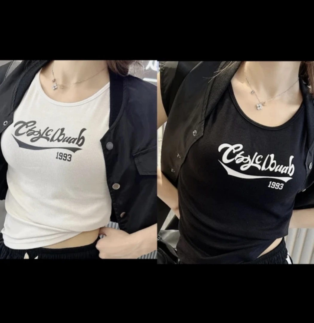 9519款印花背心时尚遮肚（新疆西藏不包邮）