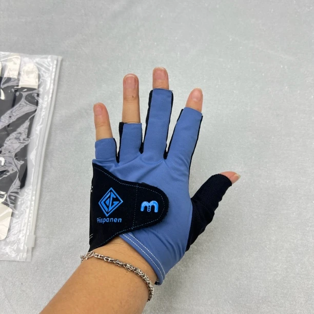 新款台球手套漏指款五指手套（颜色备注）