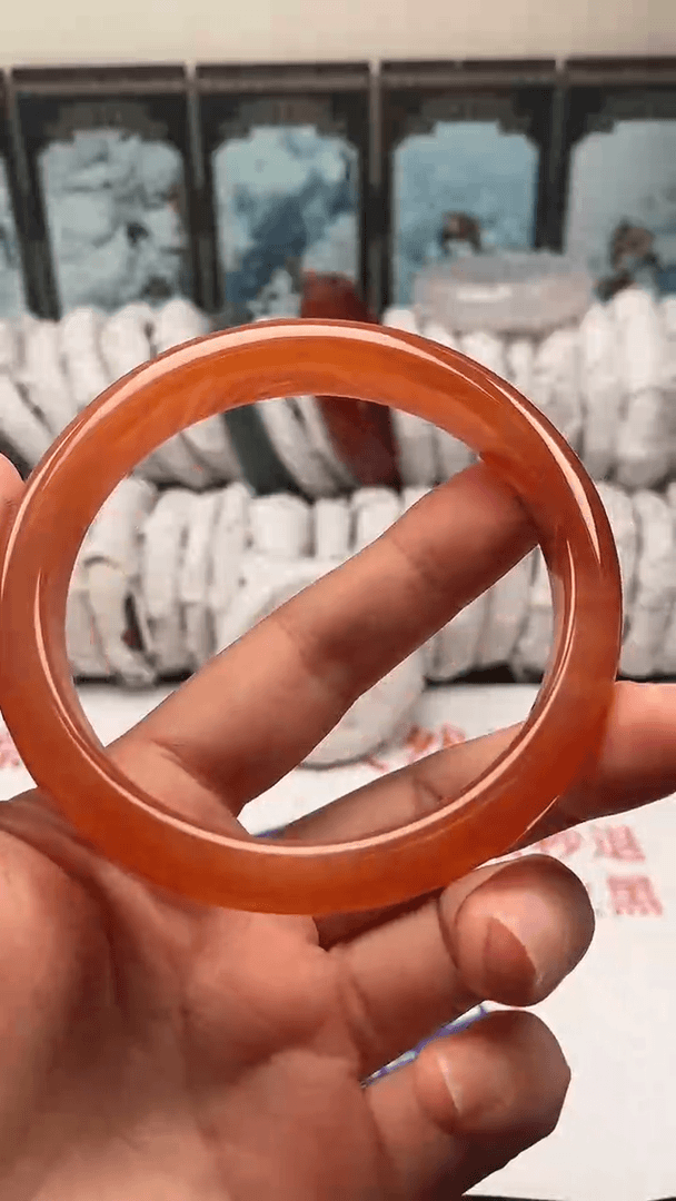 【闪购商品】玛瑙/玉髓手镯未镶嵌204+62多样性发货看清圈口下单