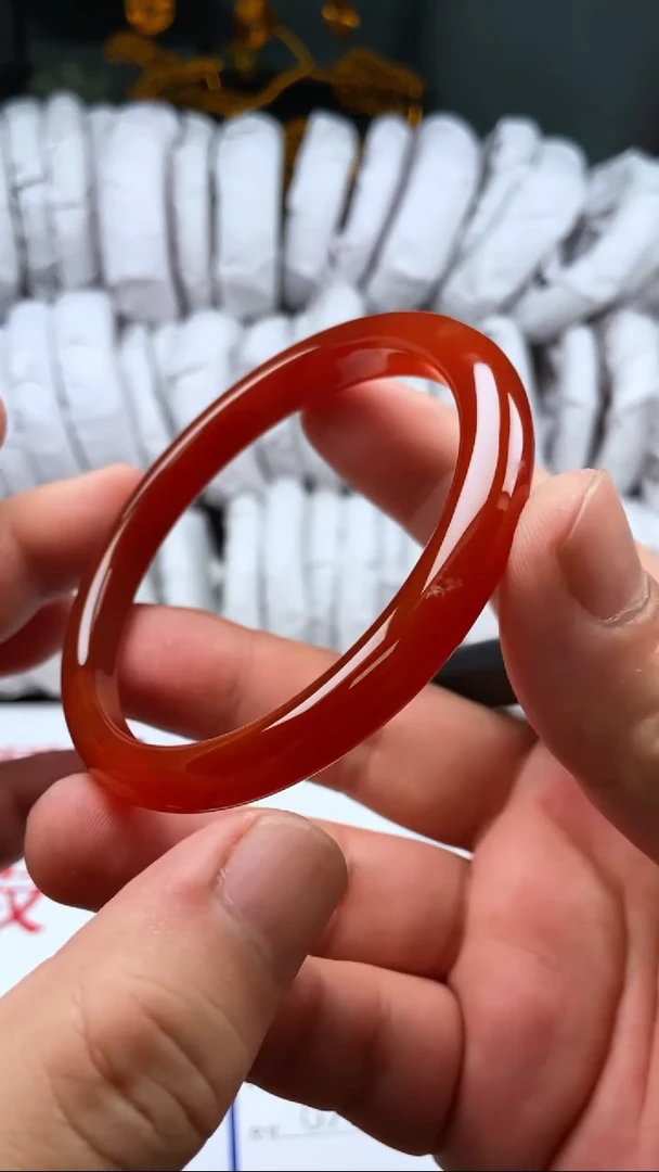 【闪购商品】玛瑙/玉髓手镯未镶嵌732-63/4多样性发货看清圈口下单
