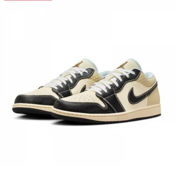 Nike耐克 AIRJORDAN1男子低帮休闲板鞋复古HQ3437-101