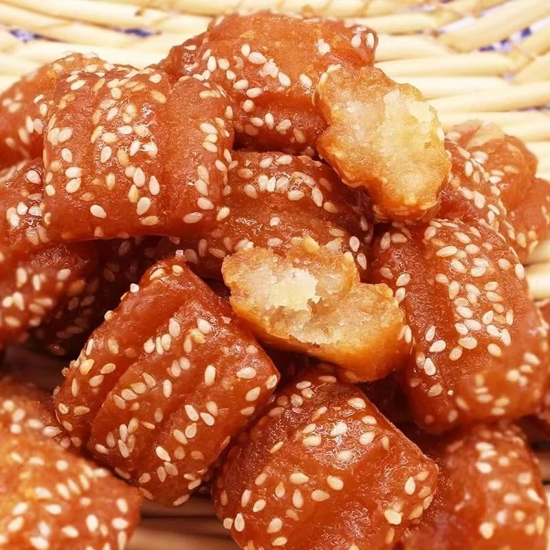 【山东蜜三刀】老式蜜三刀果子传统糕点制作现做现发芝麻条点心散装