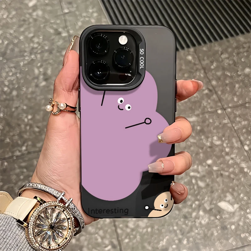开心小云ins风适用iphone15苹果手机壳14软胶13/12Promax创意小众