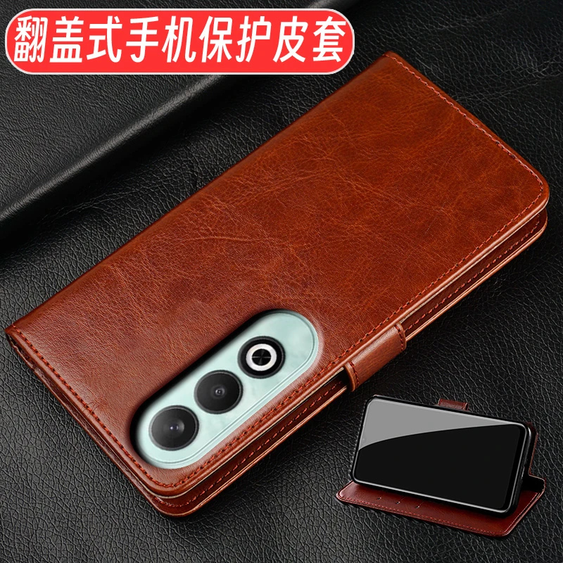 适用于oppok12翻盖手机壳oppo k12简约百搭全包皮套男女款PJR110