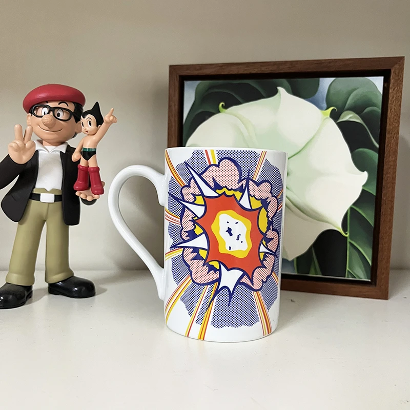 利希滕斯坦爆炸陶瓷马克杯波普风复古创意个性杯子MoMA博物馆限定