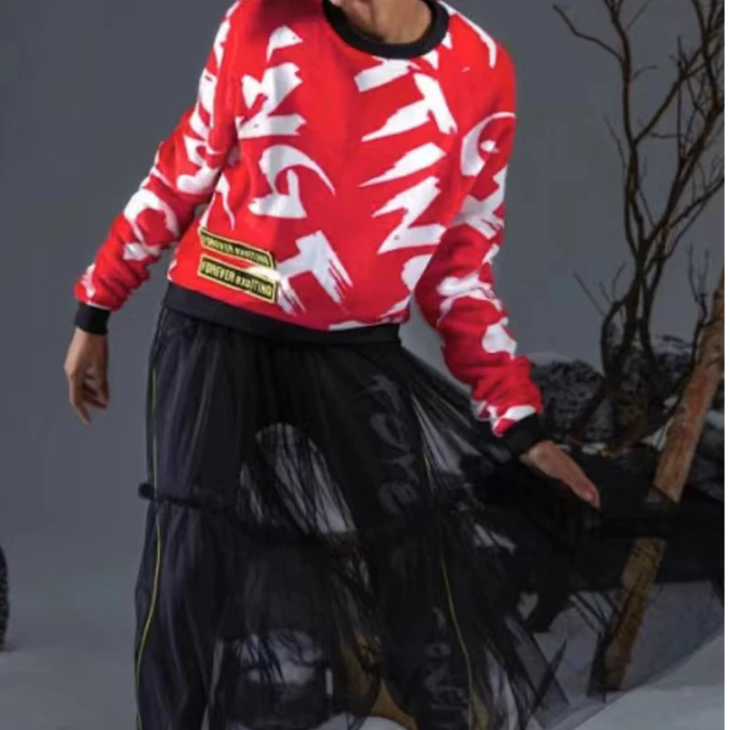 女款珊瑚绒卫衣圆领套头长袖运动时尚宽松休闲舒适E8822-3005-3