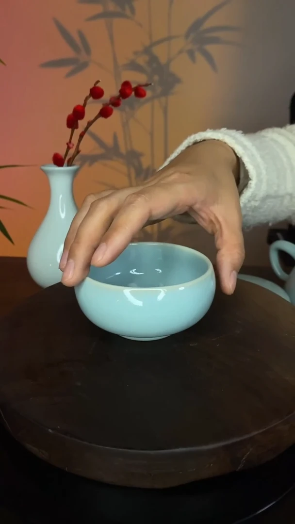 【闪购商品】瓷片天青禅定杯啊啊啊啊