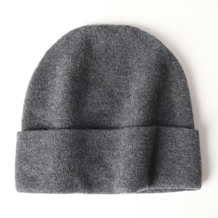 100%羊毛帽子男女保暖加厚男士毛线帽针织帽户外骑行防寒护耳冬帽