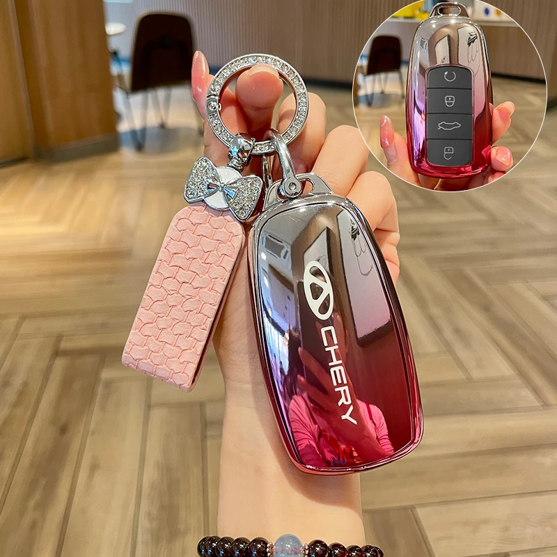 奇瑞瑞虎8pro钥匙套7plus探索06欧萌达车9小蚂蚁艾瑞泽冰淇淋壳扣