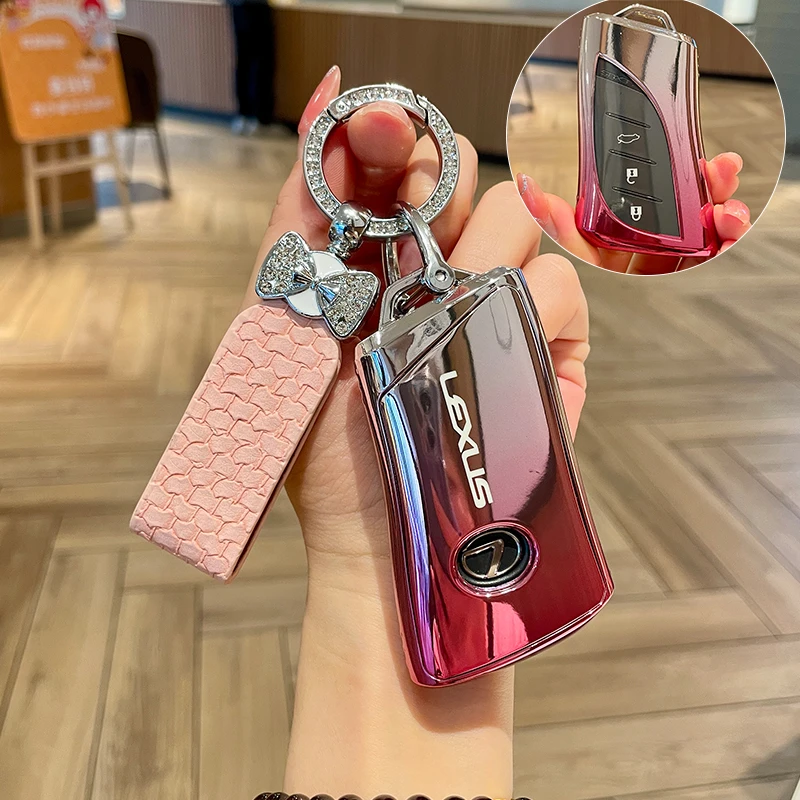 适用雷克萨斯es200钥匙套rx300壳es300h扣nx200汽车ux260h女rx270