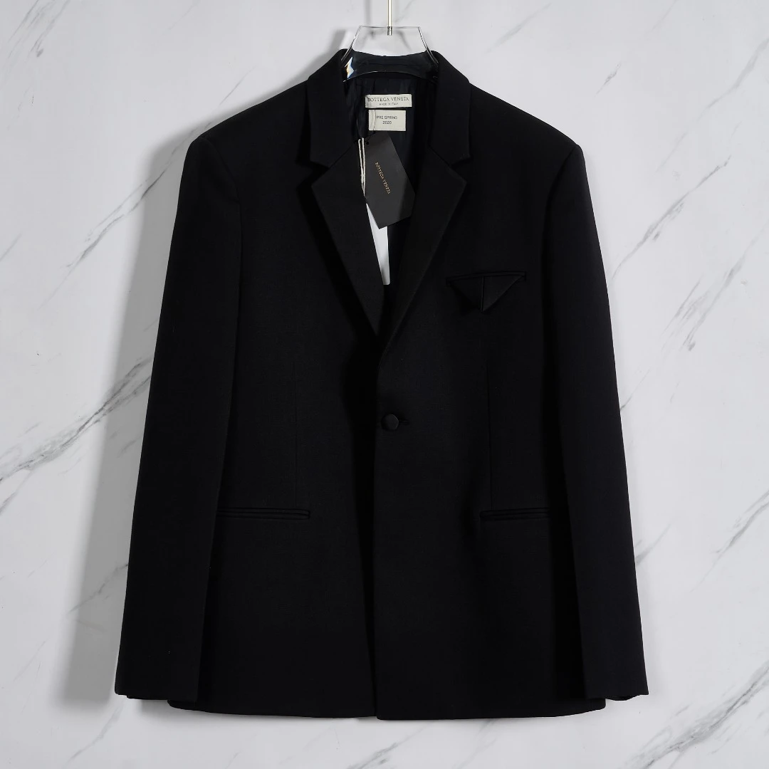 全新未使用/Bottega Veneta男士简约黑色西装/BVBU00420