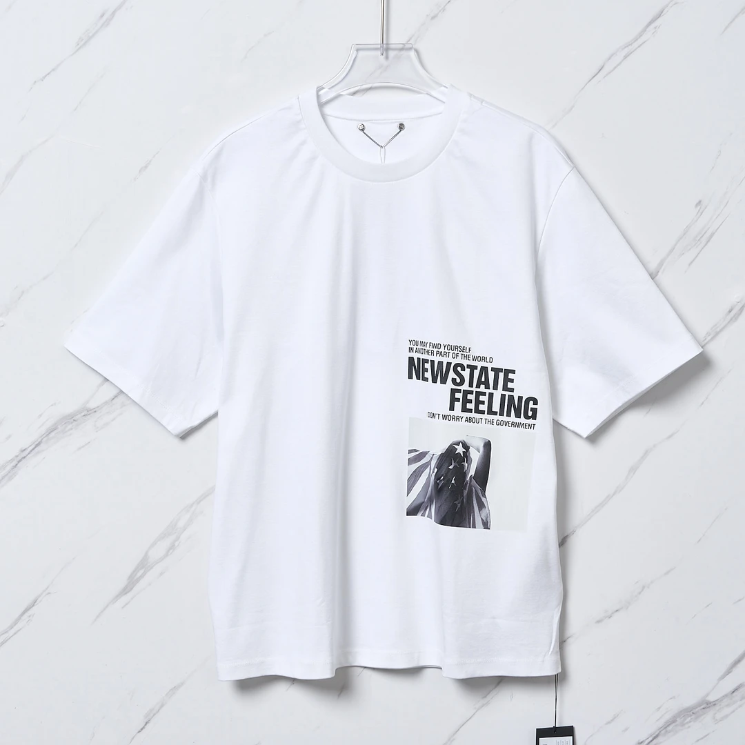 全新未使用/System Homme男士印花T恤 时尚休闲百搭/SOBU00011