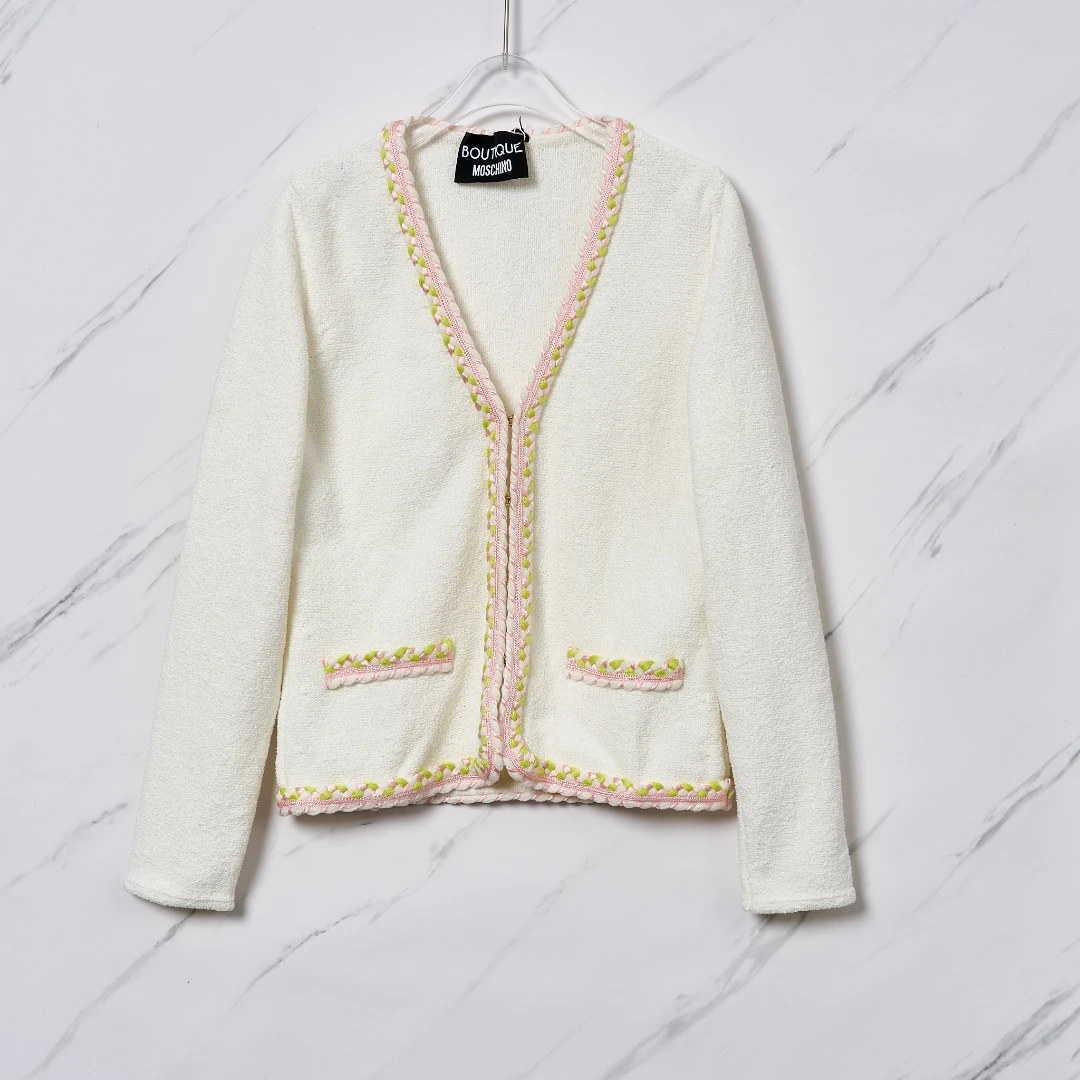 【秀姐专属】全新/Moschino女士编绳花边小香风外套MNGU00251