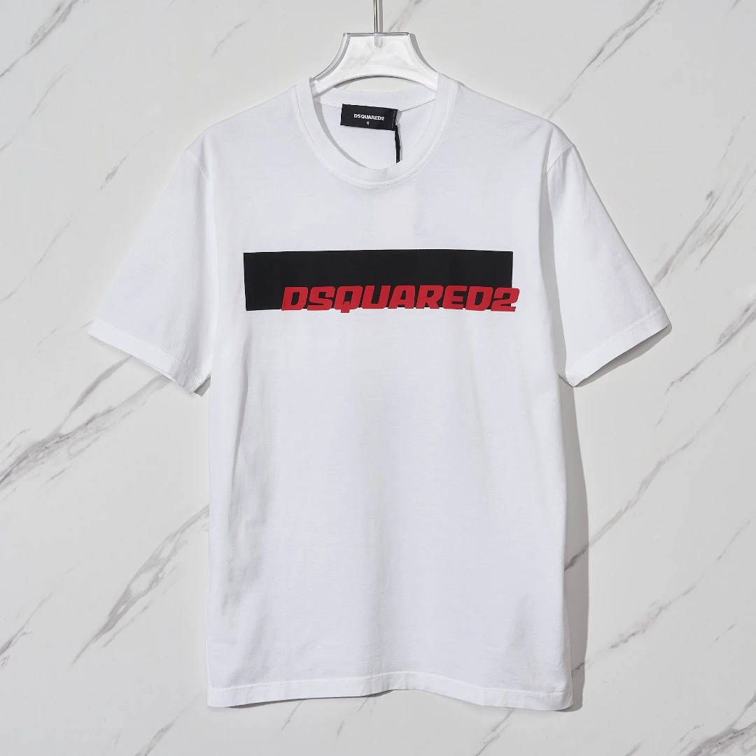 全新未使用/Dsquared2男士字母印花T恤/D2BU00227