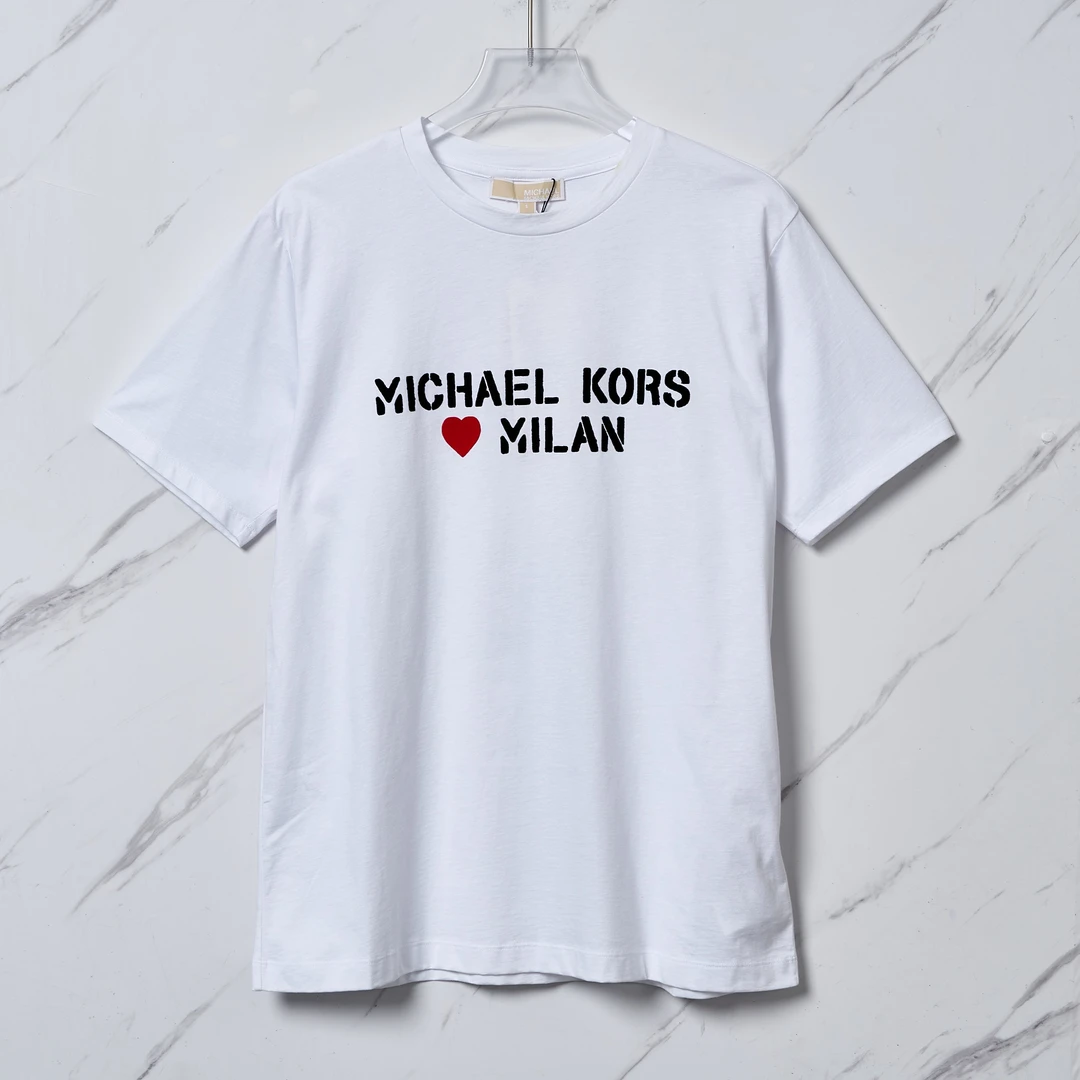 【瑞池女装】全新未使用/Michael Kors女士丝绒刺绣T恤/MKGU00144