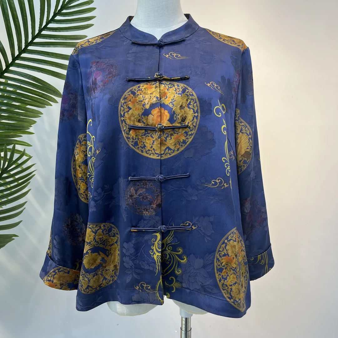 舒香衣阁香云纱马褂上衣