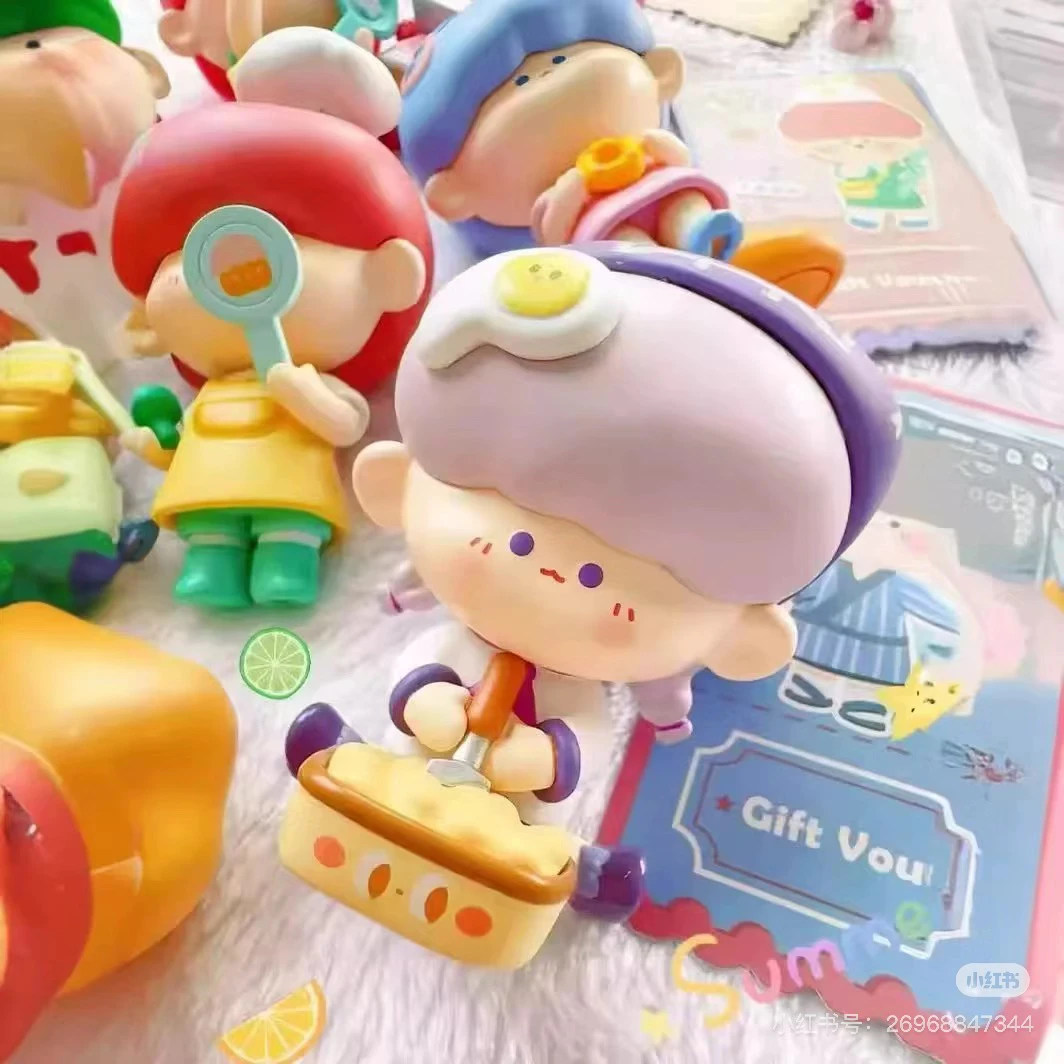 【拆盒】包包兄妹面包工坊系列手办盲盒创意摆件玩具礼物