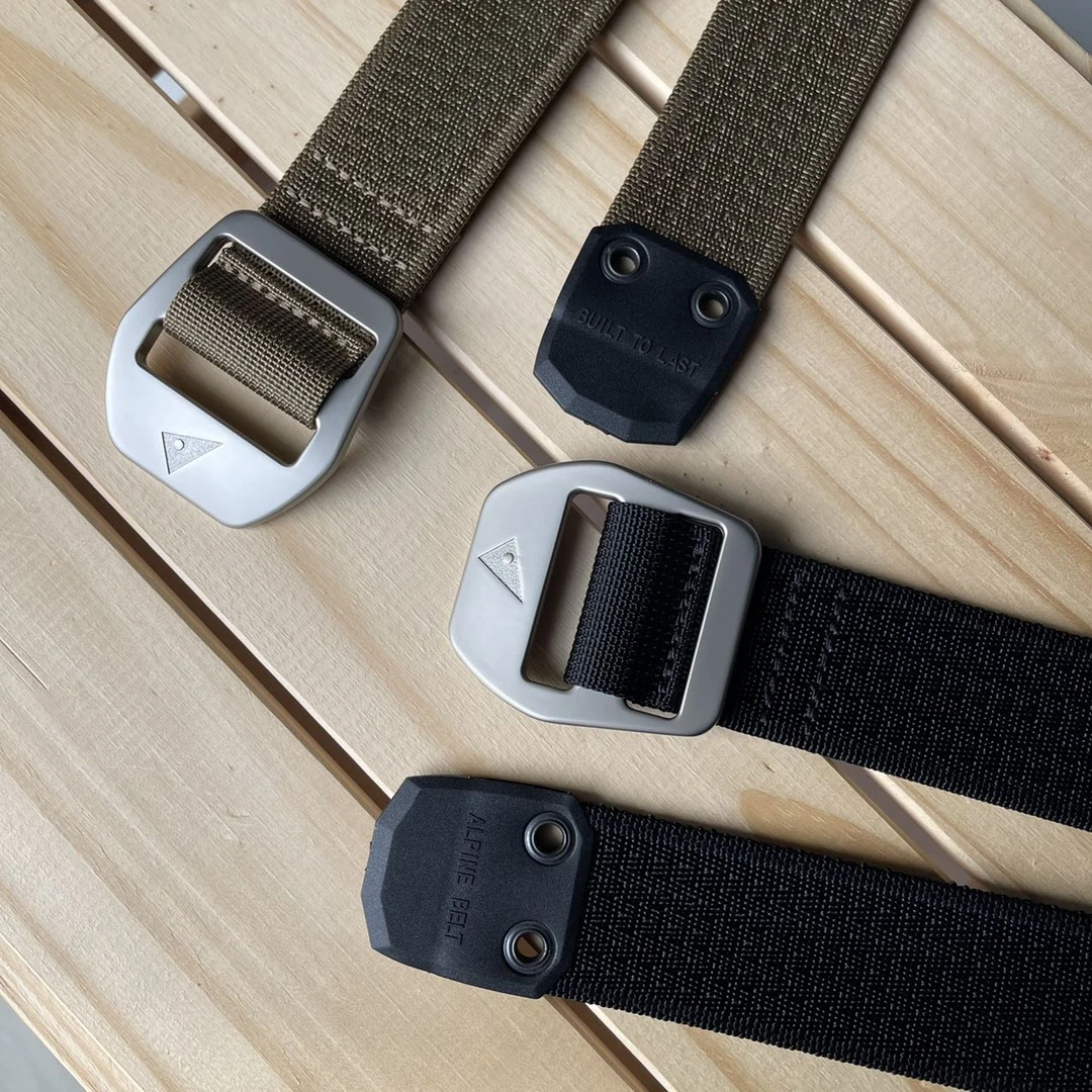 【腰带】2024运动户外腰带弹力尼龙织带合金搭扣