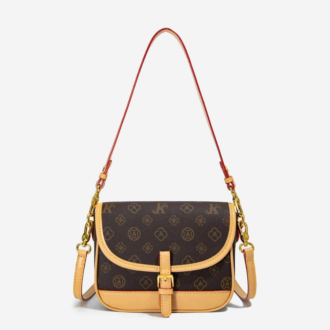 【 马鞍包】春夏时尚复古百搭年轻便携女斜挎小包休闲托特包