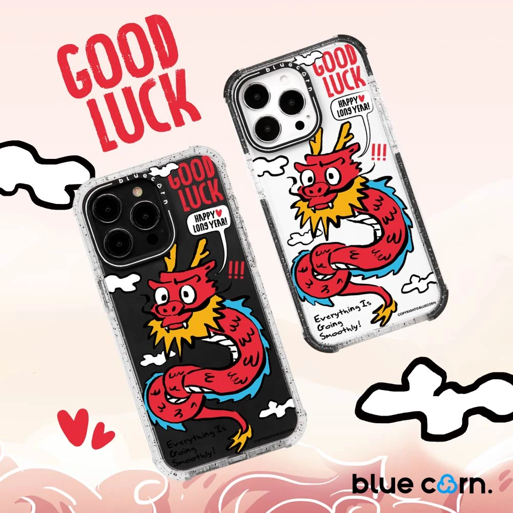 【张野专属】Bluecorn Happy龙year适用于iPhone16/15/14/13手机壳