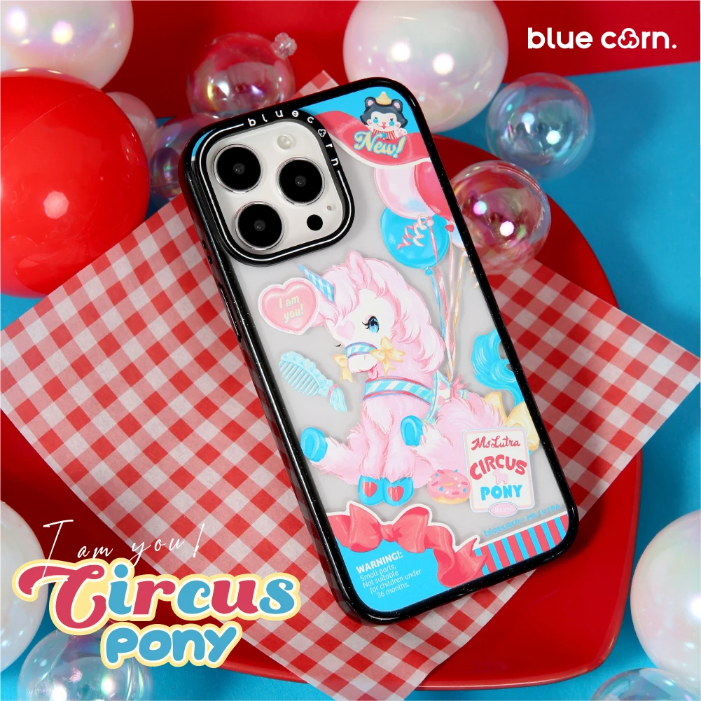 Bluecorn联名Ms LUTRA气球独角兽适用于苹果iPhone16/15/14手机壳
