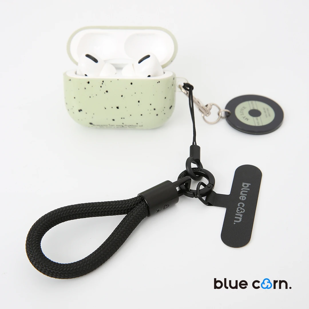 Bluecorn简约彩色多功能通用手机挂绳钥匙扣mini崽超短款手机饰品