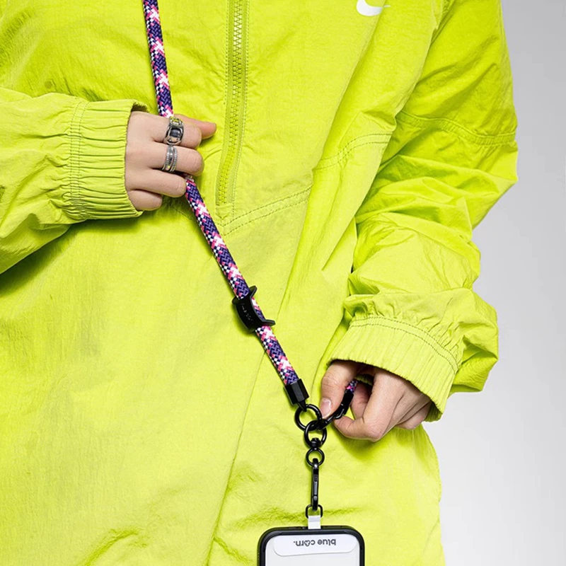 Bluecorn新色10mm创意时尚多巴胺肩带长链百搭粗斜跨手机挂绳