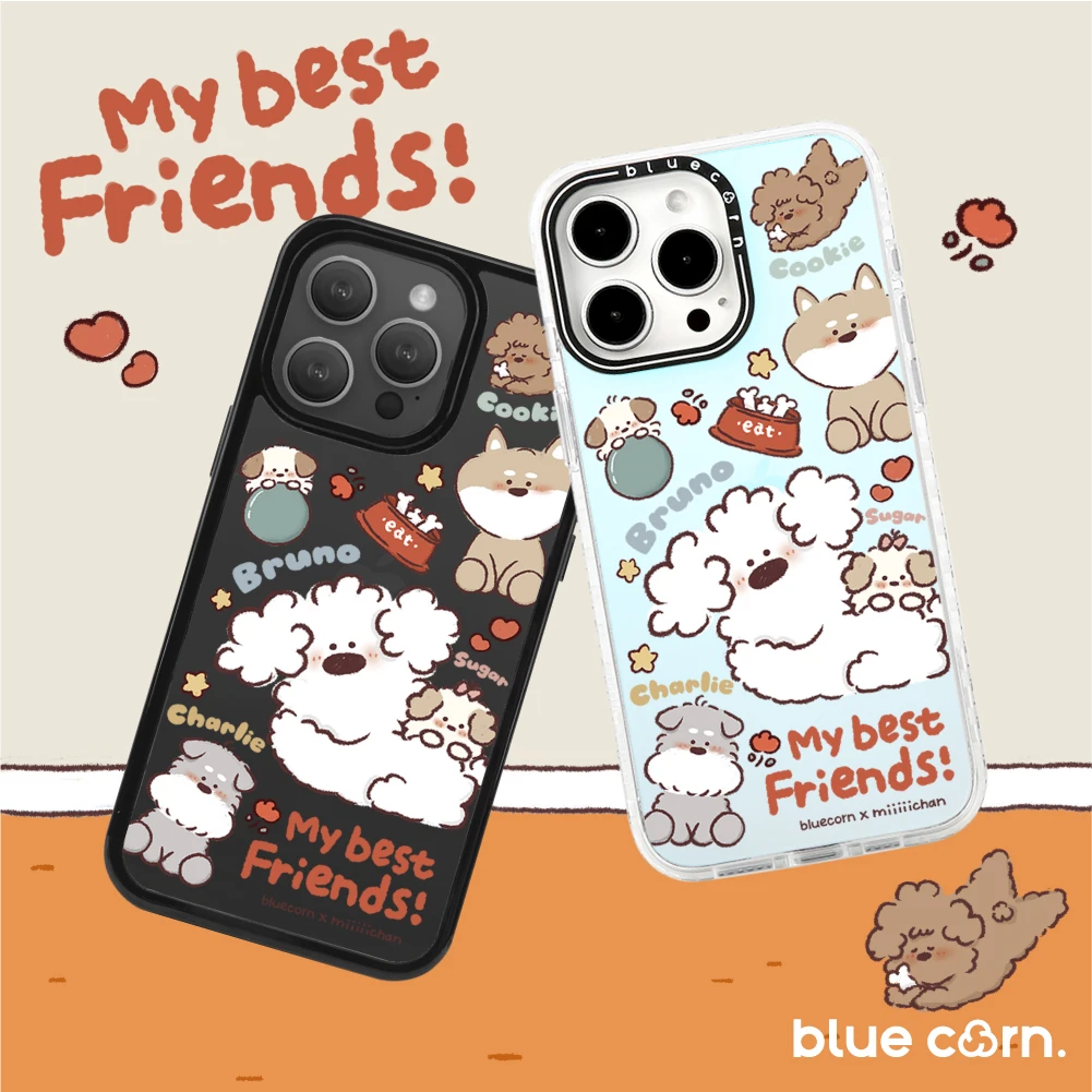 Bluecorn联名miiiiichan我的好朋友适用苹果iPhone16/15/14手机壳