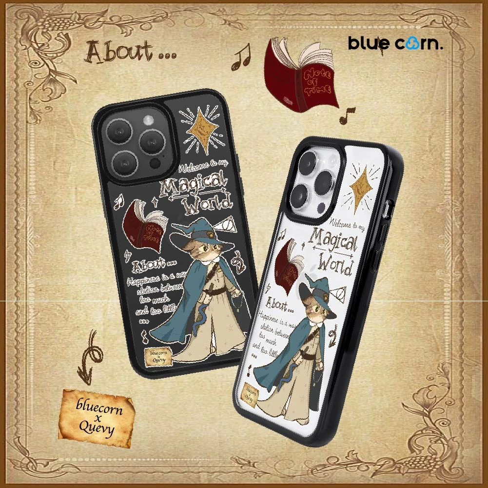 【张嘻嘻专属】Bluecorn魔法的猫适用于苹果iPhone15/14/13手机壳