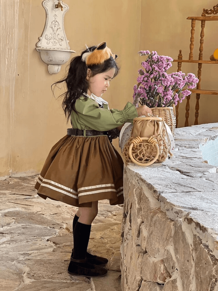 【温蒂】疯狂动物城尼克狐衣服儿童cos服装尾巴洛丽塔公主裙