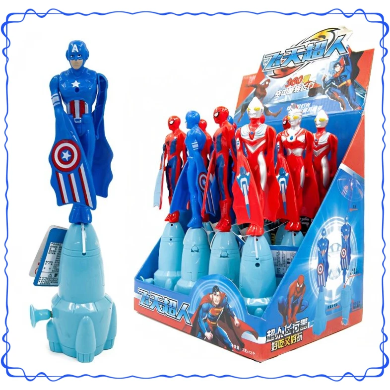 飞天拉线超人会飞宇航员飞天竹蜻蜓奥蜘蛛侠美国队长迪迦【荣承】