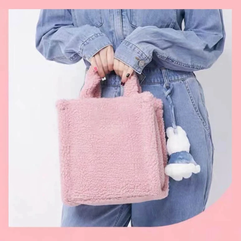 【品牌高货】秋冬可爱毛绒 单肩手提包 百搭斜跨包