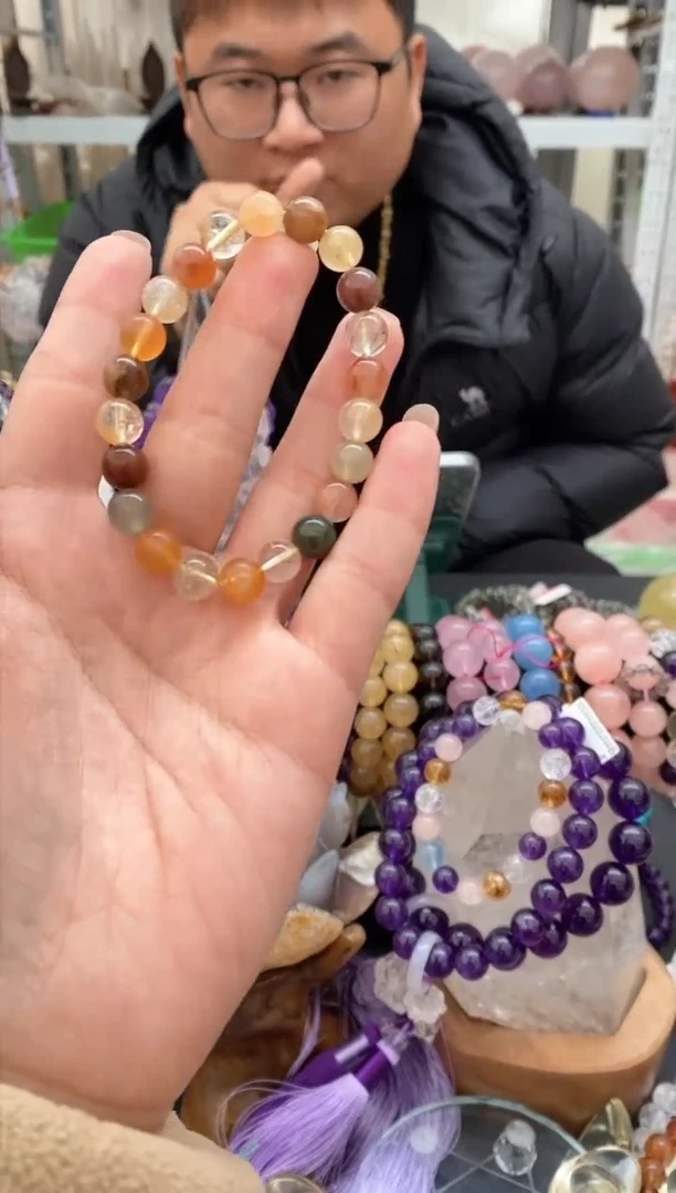 【闪购商品】水晶手串未镶嵌多宝彩发39.9