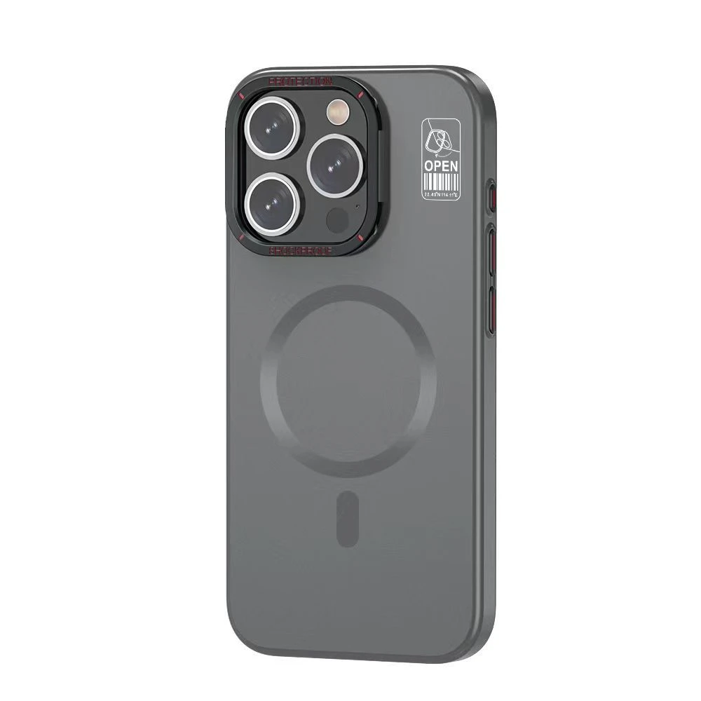 磁吸【隐士隐藏支架】适用苹果iPhone14pro/15promax手机壳磨砂超薄